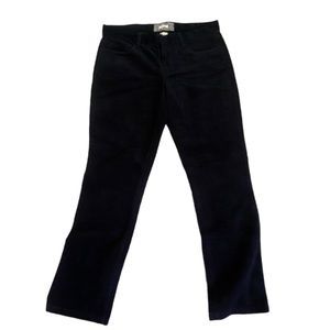 J Crew black corduroy pants matchstick style size 31 Short